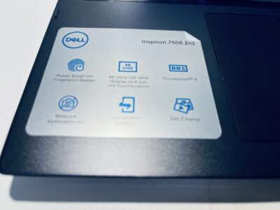 Dell Inspiron 7506 2in1 Convertible 15,6" 4K Touch / Digitizer / i7 1165G7 / Iris XE Max Topzustand 16GB 1 TB SSDGebrauchtgerät – Bild 13